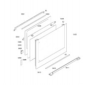 Front glass (mark 410)