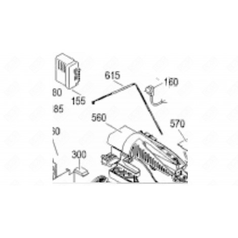 HEATING TUBE (MARK 615) REFRIGERATOR, FREEZER - 6941589