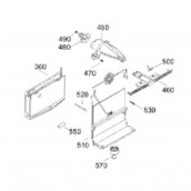 Evaporator with fins (mark 360)
