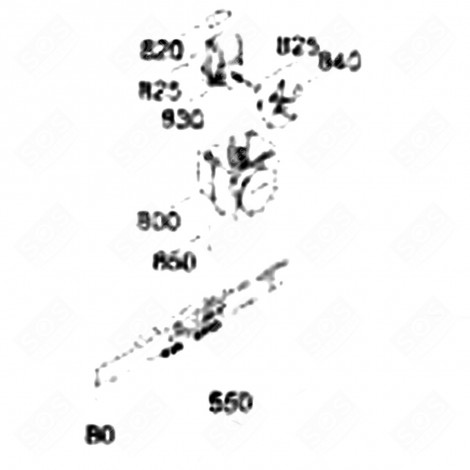 CONTROL PANEL HOUSING REFRIGERATOR, FREEZER - 6115961