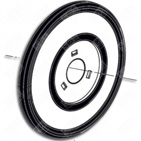 LEFT OR RIGHT REAR WHEEL VACUUM CLEANER  - AJW31561709