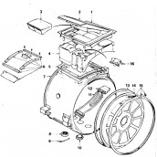 Cable duct (reference 1)