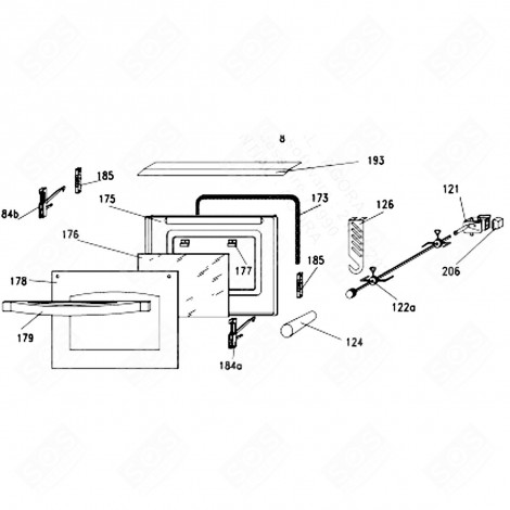 EXTERNAL DOOR WINDOW GAS / ELECTRIC OVENS - 91602955