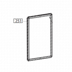 Door seal (freezer section) ref. 251