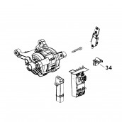 Original wiring connector cover (mark 34)