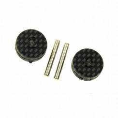 Pack of 2 wheels + shaft