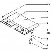 Glass cover (reference 1)