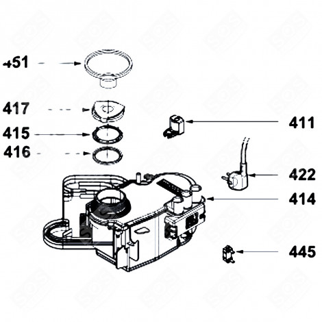 SALT CONTAINER CAP DISHWASHER - AS6019777