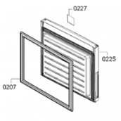 Freezer door seal