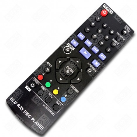 REMOTE CONTROL HOME CINEMA, DVD, BLU-RAY PLAYER - AKB73896401, COV34685701