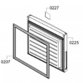 Freezer door (code 0225)