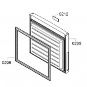 Freezer door seal (mark 206)