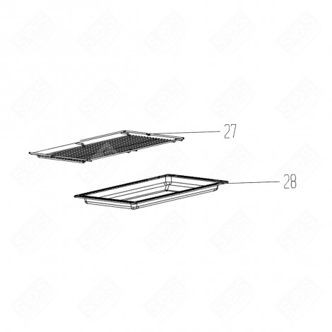 TRAY MARK 28 GAS / ELECTRIC OVENS - 419930001