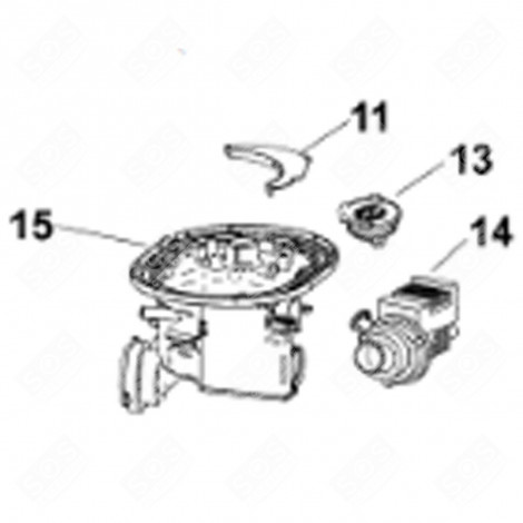 ORIGINAL DRAIN PUMP DISHWASHER - C00540444