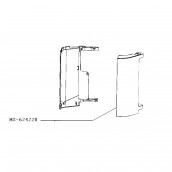 Right decorative frame (reference number MS-624228) NESPRESSO VERTUO