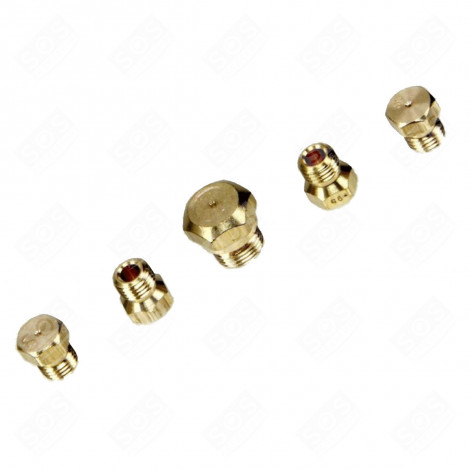 BUTANE GAS INJECTORS, NOZZLES KIT GAS / ELECTRIC OVENS - 0910590