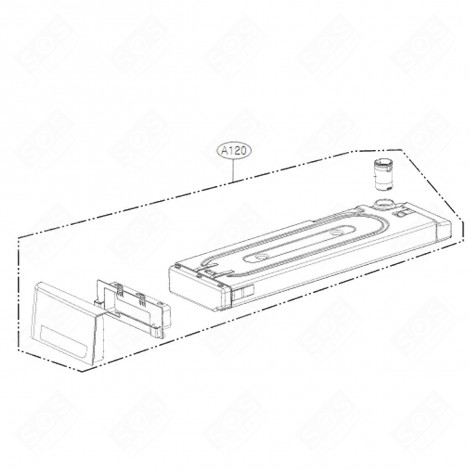 SCREEN ENCLOSURE REFERENCE A120 TUMBLE DRYER - AGL76255513