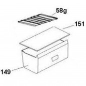 Vegetable compartment (mark 149)
