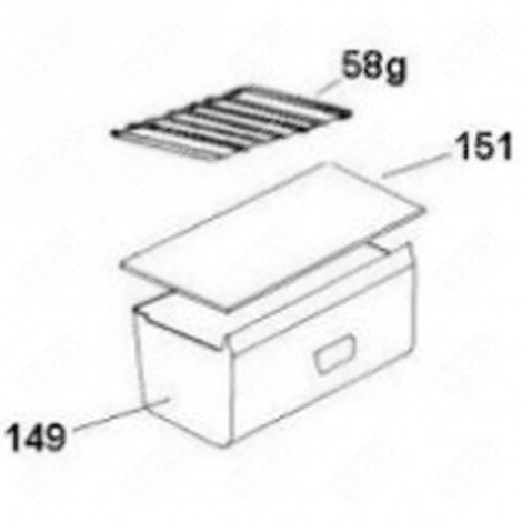 SHELF, RACK (MARK 151) REFRIGERATOR, FREEZER - 49033694