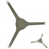 Wheeled turntable support