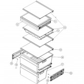 Top of vegetable container (mark 54)