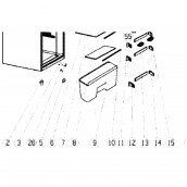 Door Shelf bar (ref. 13)