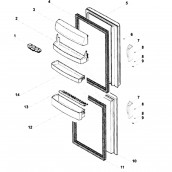 Bottle shelf (reference 12)