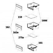 Front piece medium basket (mark 162e)
