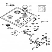 White knob (marker 110)