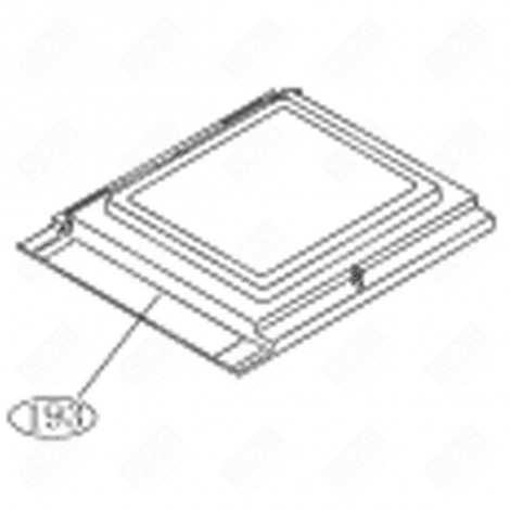 DOOR (REFERENCE 193) REFRIGERATOR, FREEZER - 49046008