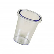 Grinder bowl push button