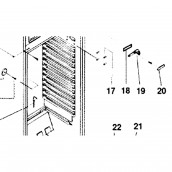 Central hinge (marking 19)