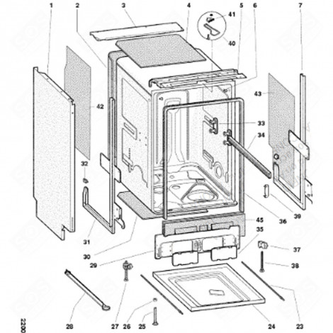 SPRING ADJUSTMENT SET (NUMBER 5) DISHWASHER - C00082167