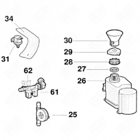 ELECTROVALVE PROTECTION (MARK 34) DISHWASHER - C00094160