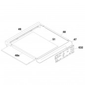 Right top fitting (reference no. 48)