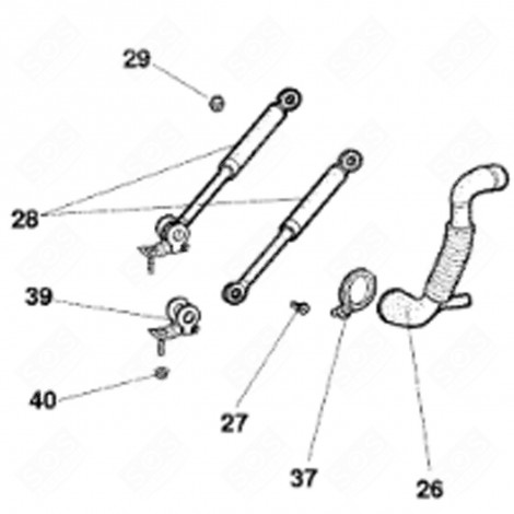 SCREW M10 X 45 (MARK 27) WASHING MACHINES - C00030446