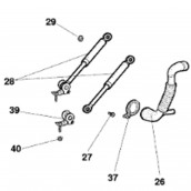 Screw M10 x 45 (mark 27)