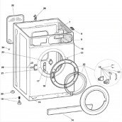 Foot spring (reference 19)