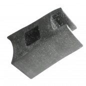 Rubber rack end cap (x1)