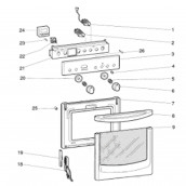 Oven door glass + Band HA IX (mark 9)