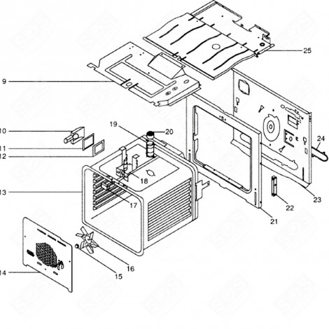 SCREW (MARKER 14) GAS / ELECTRIC OVENS - C00135233