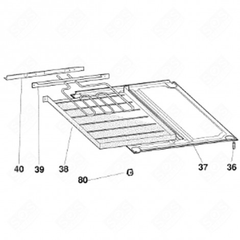 RESISTANCE BOX (REFERENCE 38) GAS / ELECTRIC OVENS - C00078399