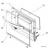 Glass door (mark 42)