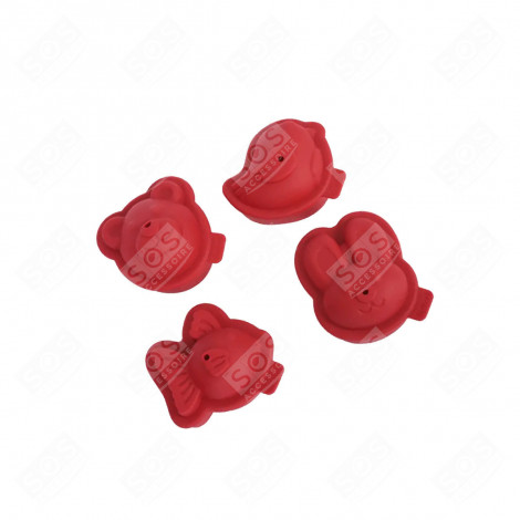 SET OF 4 CAKE MOLDS FOOD PROCESSOR - MS-652443, MS-652862