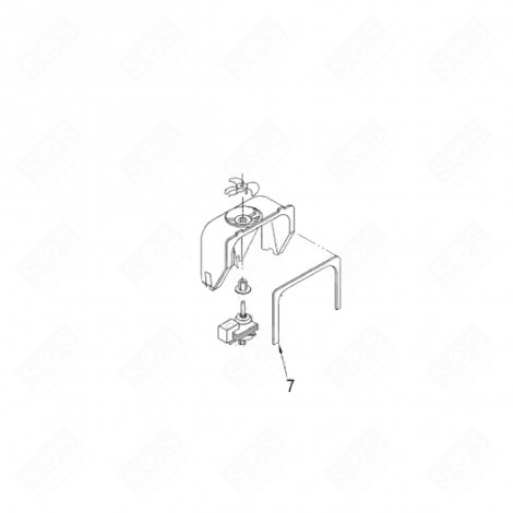 SEAL NO. 7 (ORIGINAL) REFRIGERATOR, FREEZER - C00313555, C00195206