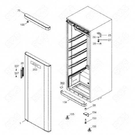 BAND (MARK 57) REFRIGERATOR, FREEZER - 46X3068