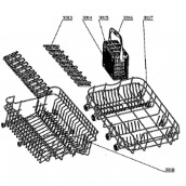 Lower basket (reference 3017)
