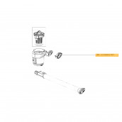 Brush, blue removable nozzle