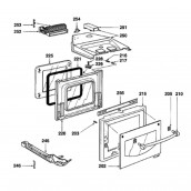Outer glass of the door (mark n°202)