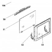 Door + glass (reference 53)